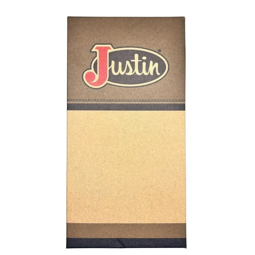 Justin Men's Brown Bifold‎ Rodeo Wallet RFID Blocking Geometric Design